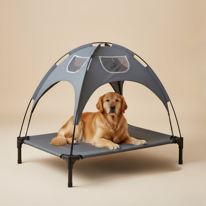 panier chien exterieur