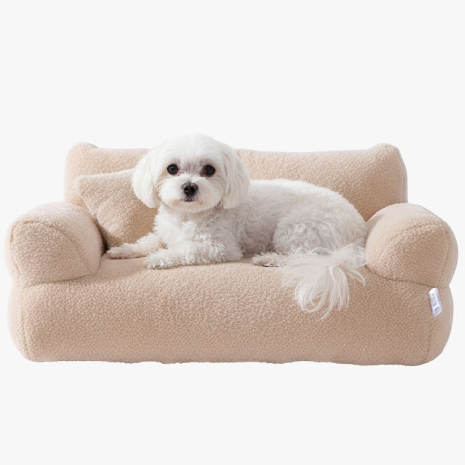 canape-pour-chien-beige
