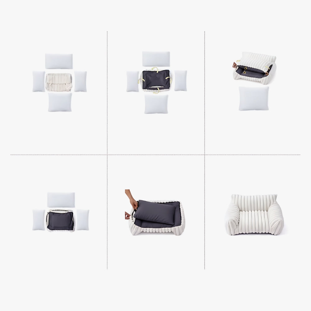 canape-pour-chien-blanc-moelleux-dehoussable