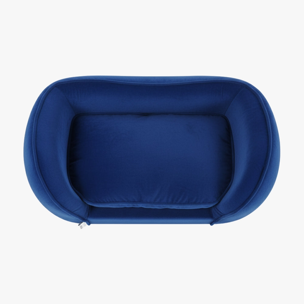 canape-pour-chien-bleu-dessus