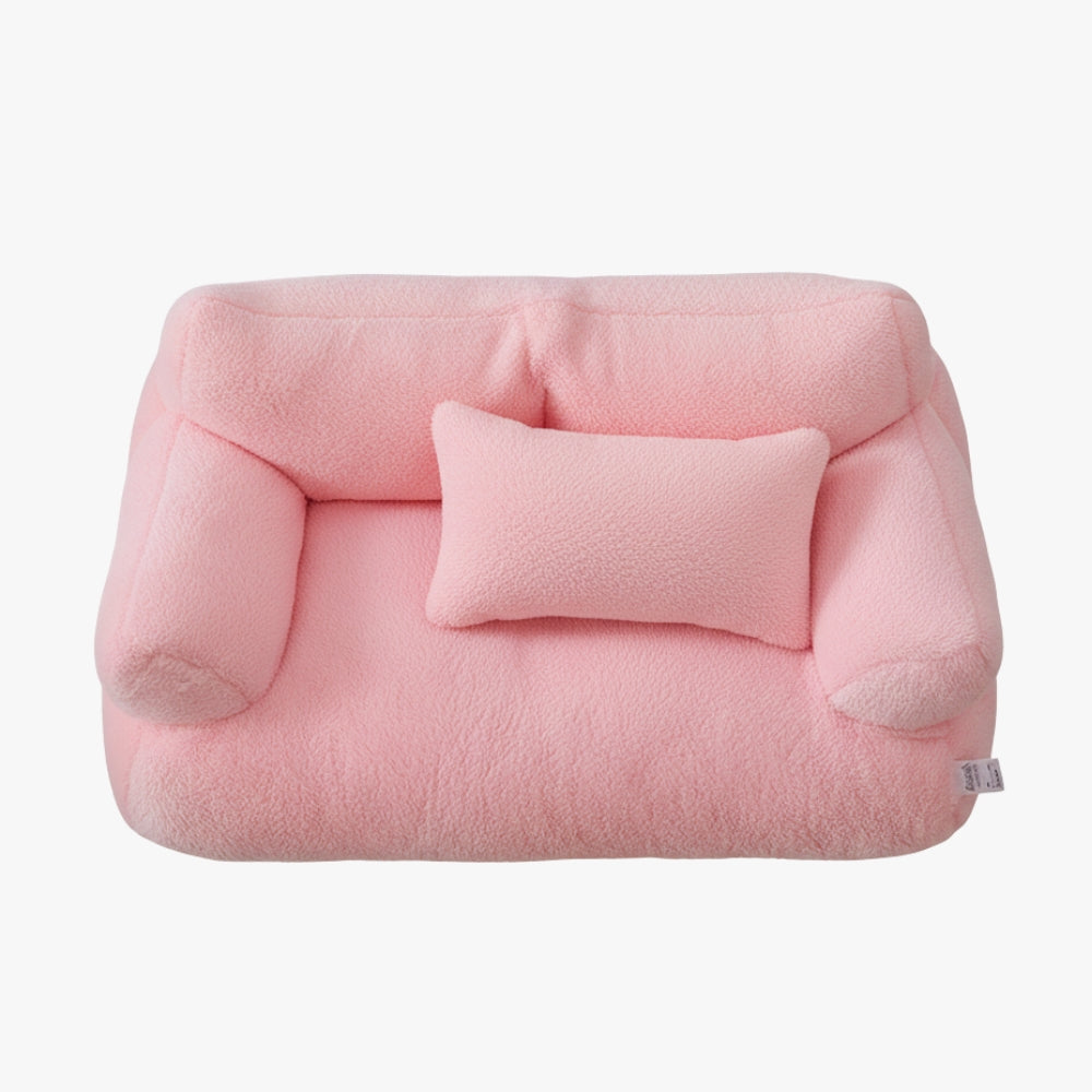 canape-pour-petit-chien-rose-dessus