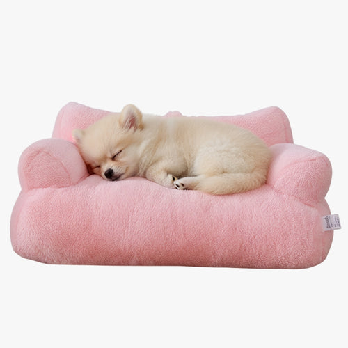 canape-pour-petit-chien-rose