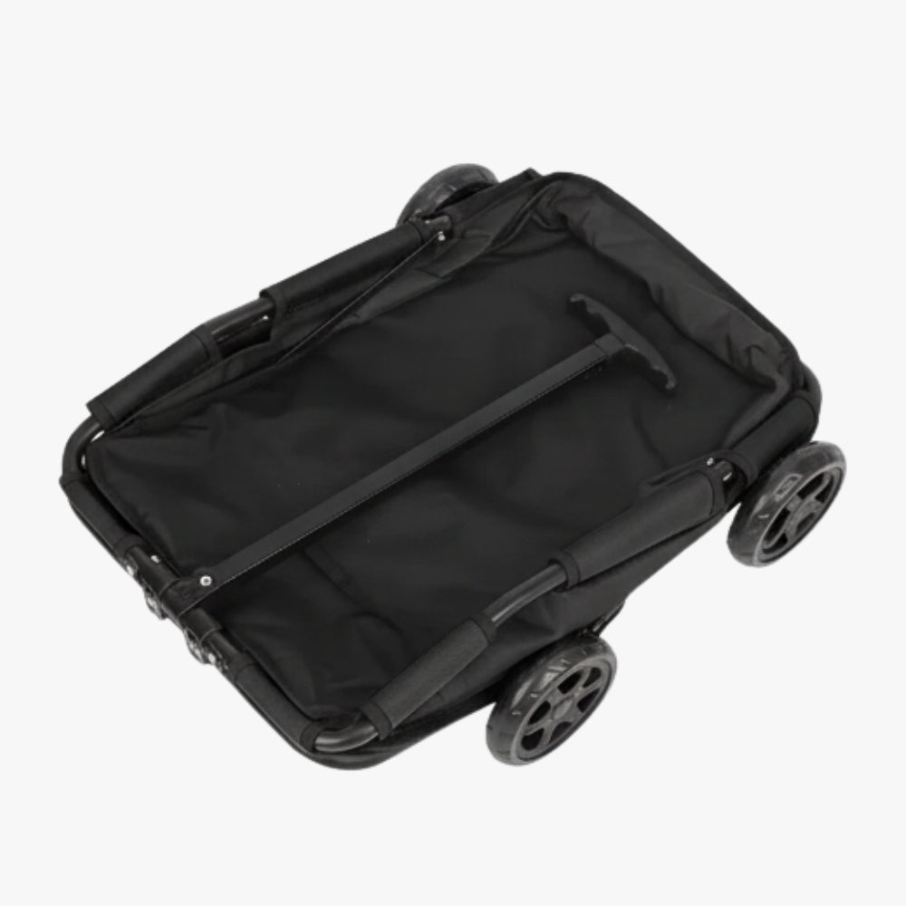 chariot-de-transport-pour-chien-noir-plie