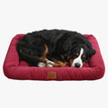 coussin-moelleux-pour-chien-dehoussable-rouge