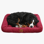 coussin-moelleux-pour-chien-dehoussable-rouge