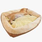 grand-panier-pour-chien-marron-dort