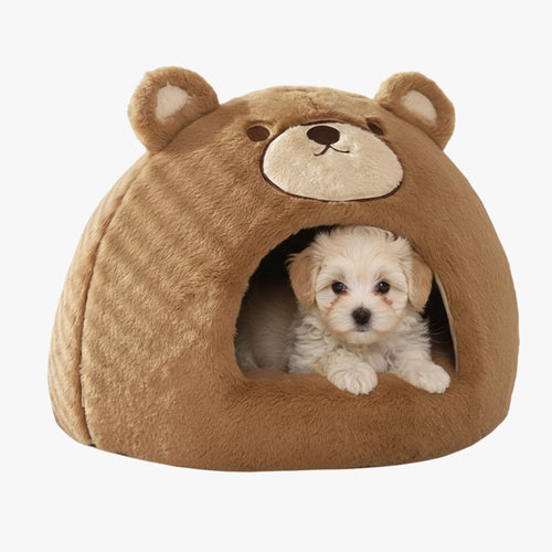 igloo-pour-petit-chien-ours-cote