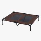 lit-de-camp-pour-chien-marron-dessus