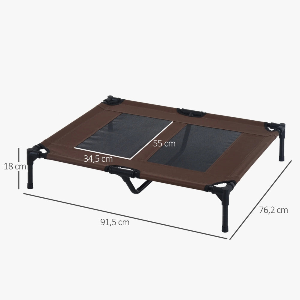 lit-de-camp-pour-chien-marron-dimensions