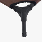 lit-de-camp-pour-chien-marron-pied