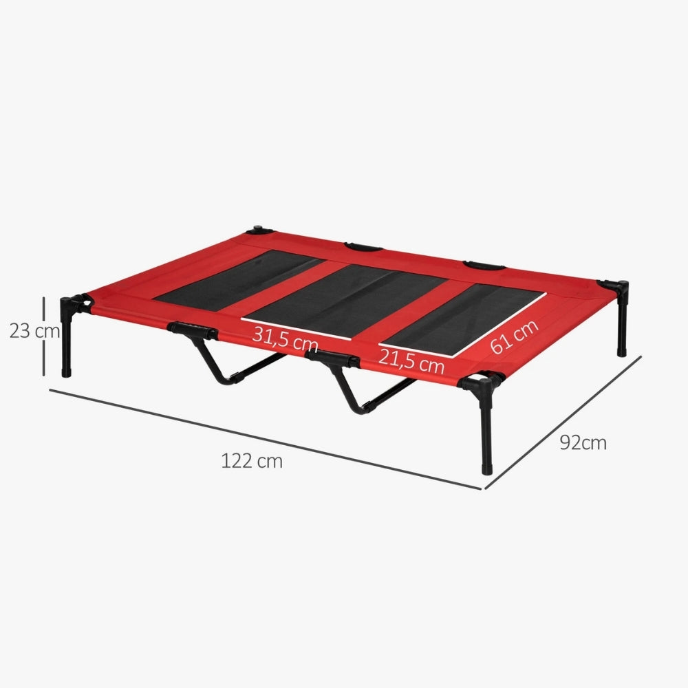 lit-de-camp-pour-chien-rouge-dimensions