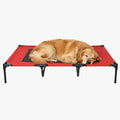 lit-de-camp-pour-chien-rouge