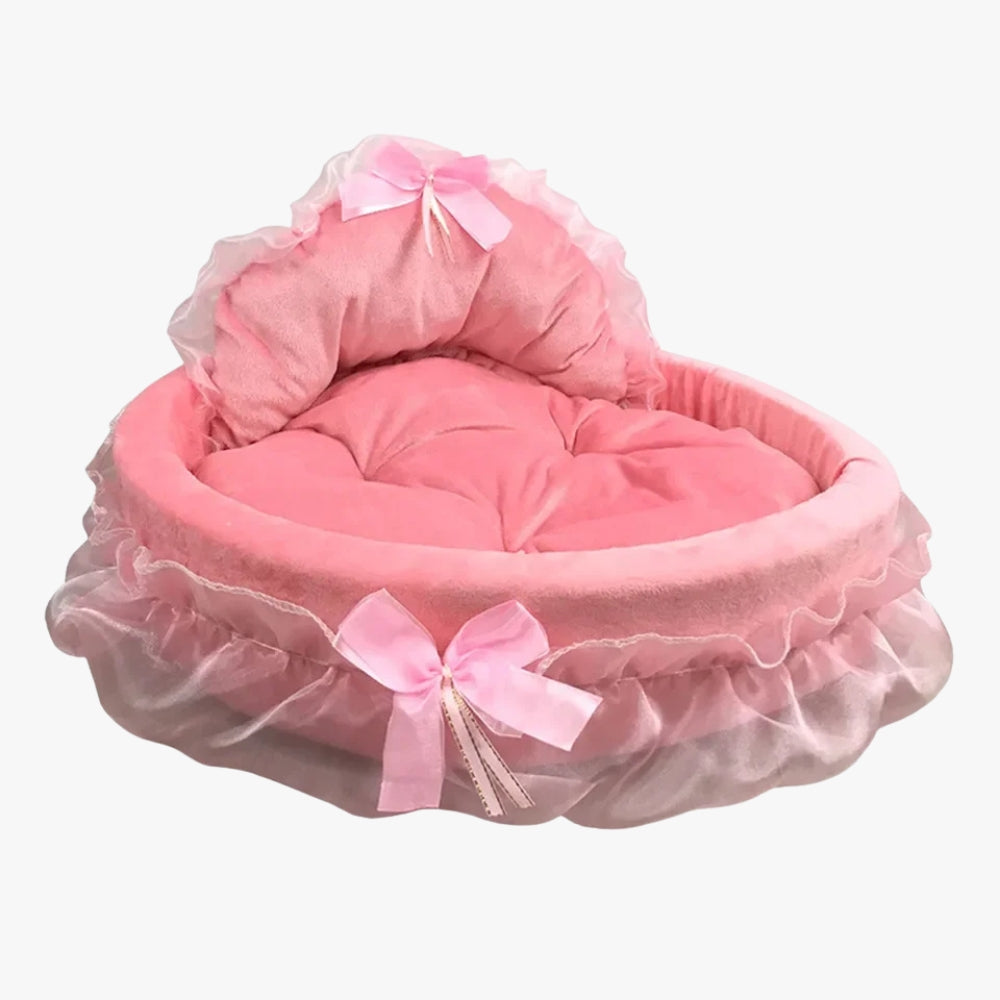 lit-de-princesse-pour-chien-rose