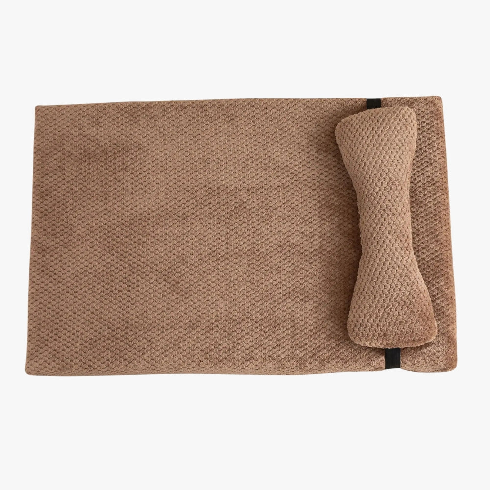 lit-pour-chien-avec-coussin-cafe-dessus