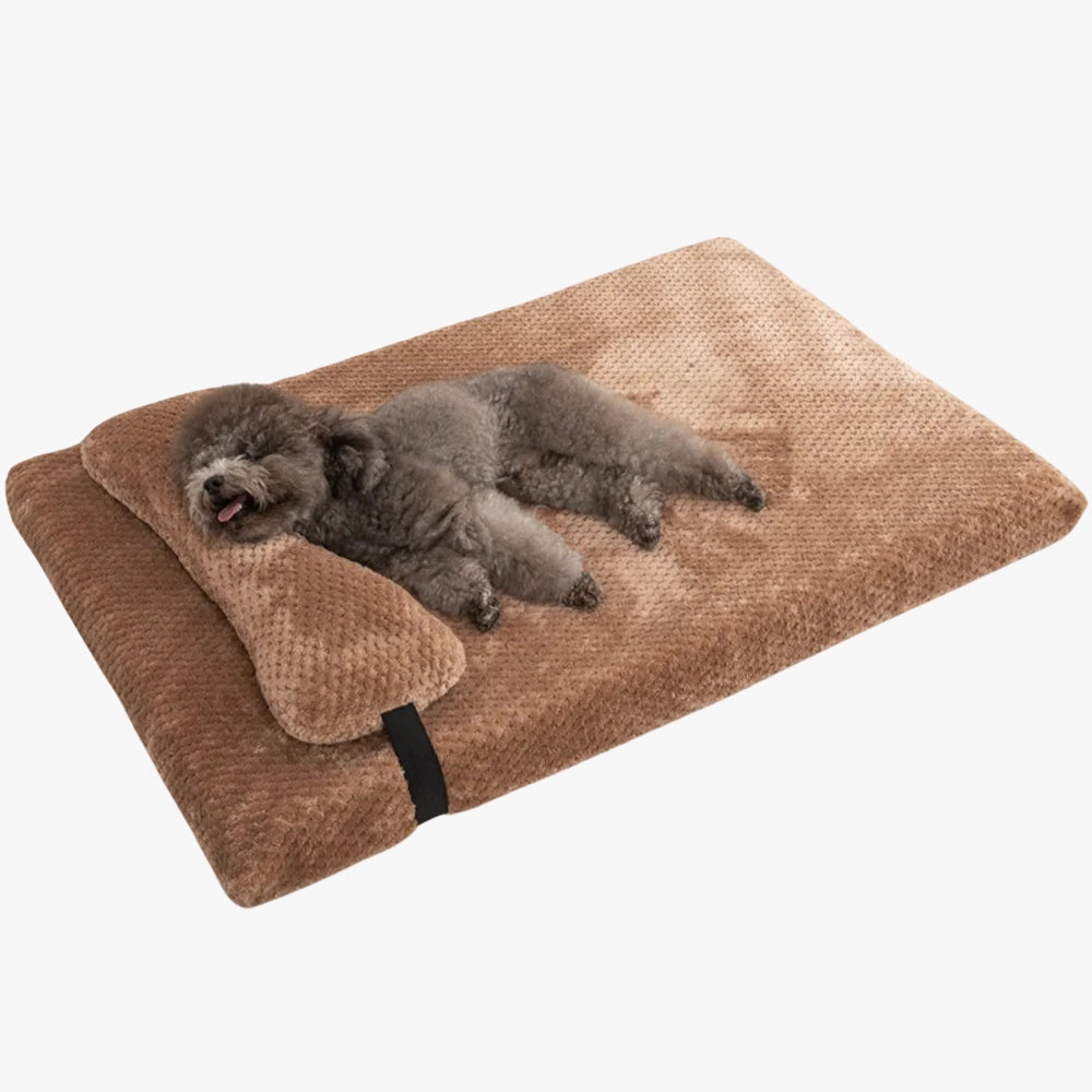 lit-pour-chien-avec-coussin-marron-cafe