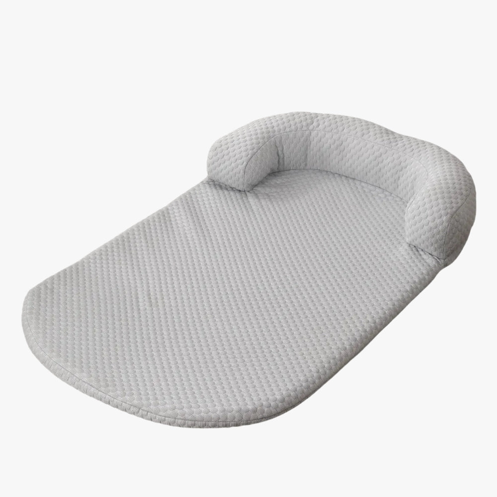 lit-rafraichissant-pour-chien-gris-vide