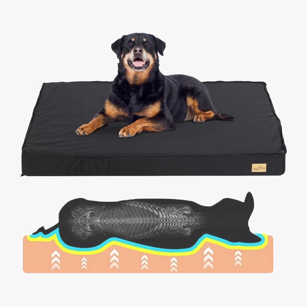 matelas-orthopedique-noir-pour-grand-chien-schema