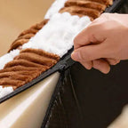 matelas-pour-chien-a-carreaux-marrons-blancs-zip