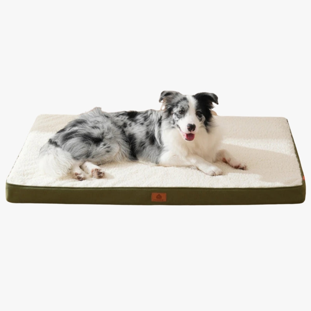 matelas-pour-chien-auto-chauffant-vert-kaki