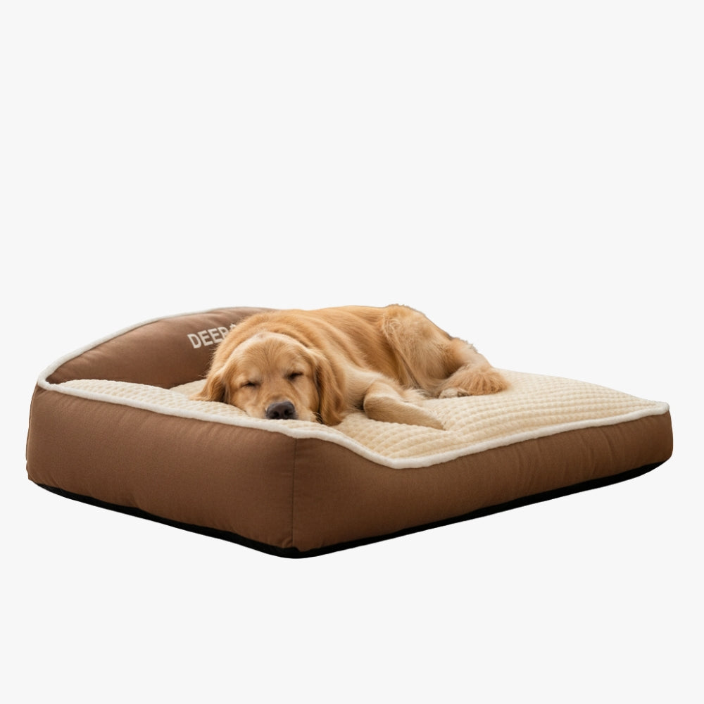 matelas-pour-chien-marron