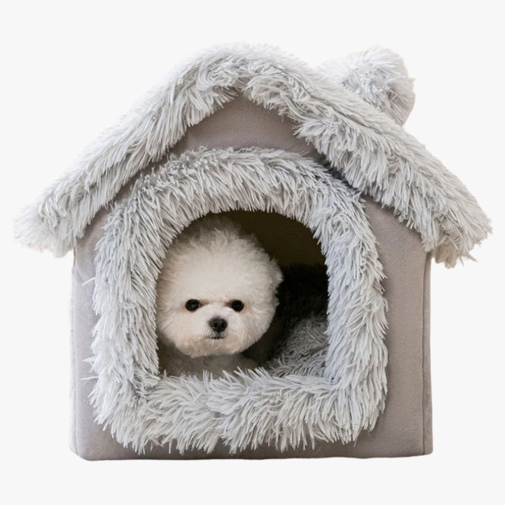 niche-en-fourrure-pour-chien-grise-s