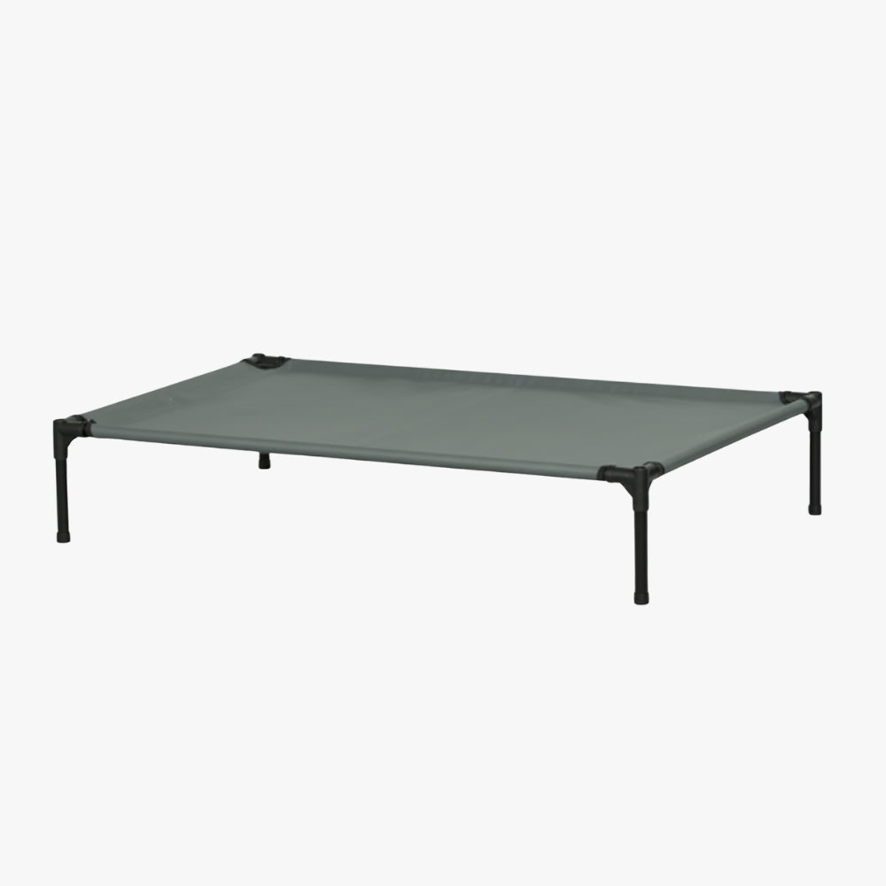 niche-pour-chien-sur-pied-grise-transat