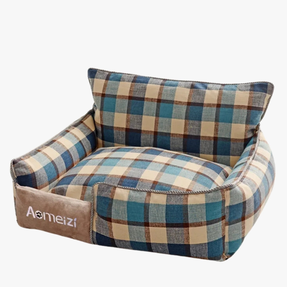 panier-canape-pour-chien-carreaux-bleu-angle
