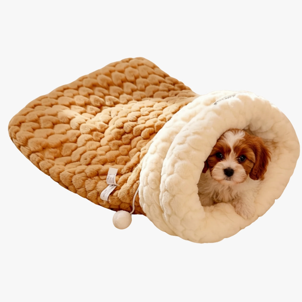 panier-chaussette-pour-chien-marron-chien