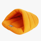 panier-chausson-pour-petit-chien-orange-vide
