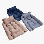 panier-coussin-pour-chien-gris-beige-bleu