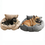 panier-coussin-pour-chien-gris-beige