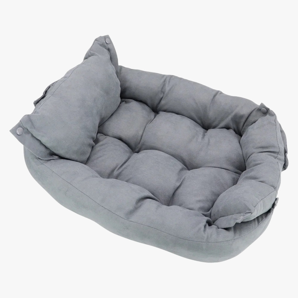 panier-coussin-pour-chien-gris-dessus