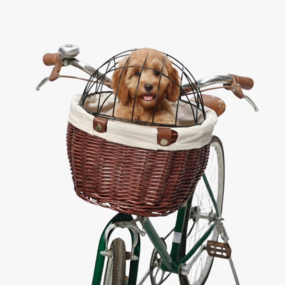 panier-de-velo-pour-chien-en-rotin-marron-fonce