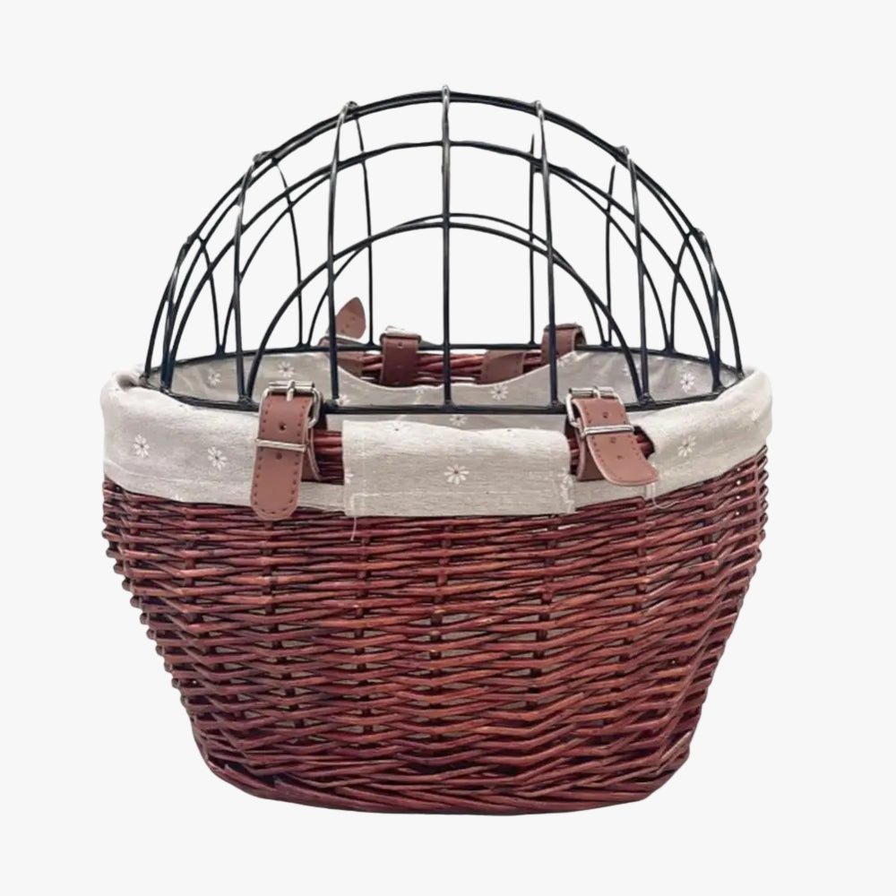 panier-de-velo-pour-chien-en-rotin-marron