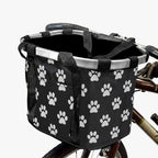 panier-de-velo-pour-chien-noir-motif-pattes-guidon