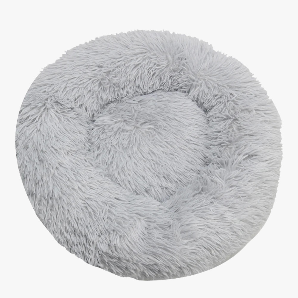 panier-donut-pour-chien-gris-clair-dessus