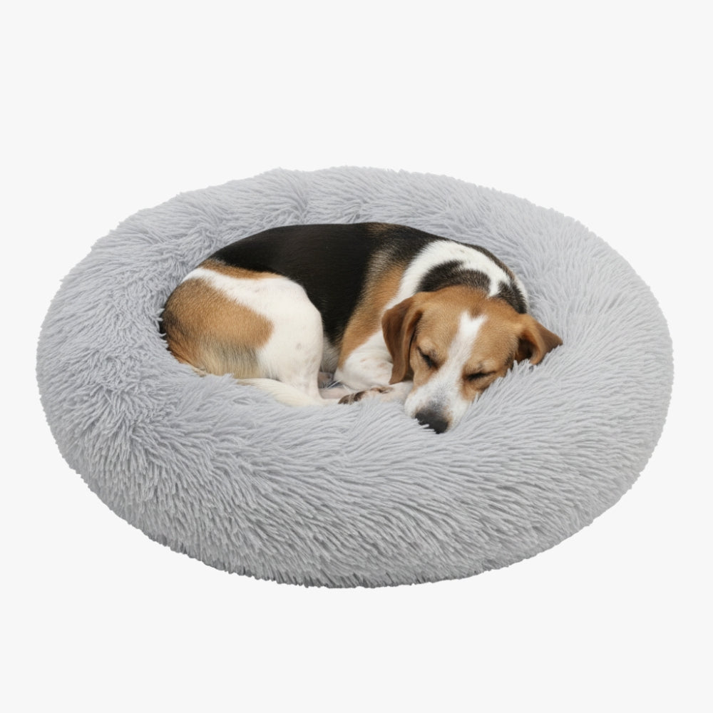 panier-donut-pour-chien-gris-clair