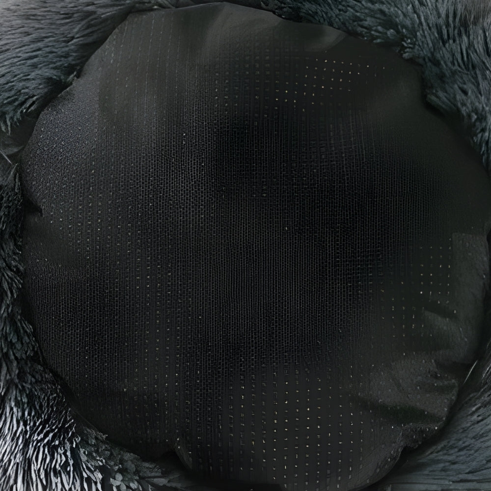 panier-donut-pour-chien-original-noir-antiderapant