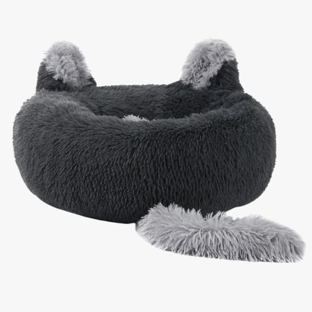 panier-donut-pour-chien-original-noir