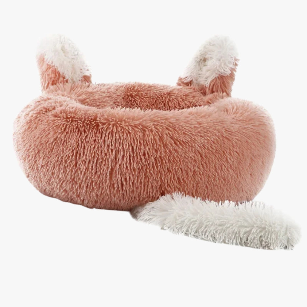 panier-donut-pour-chien-original-rose-corail