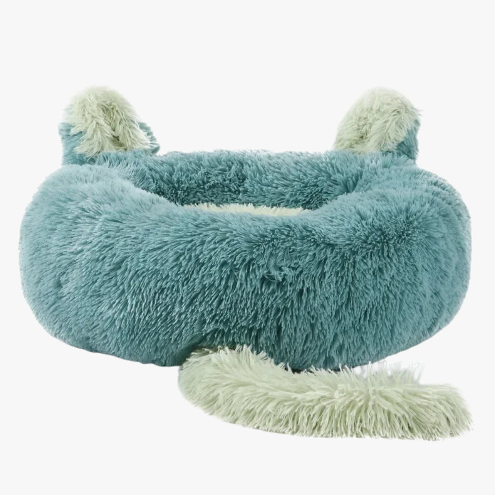 panier-donut-pour-chien-original-vert-marin