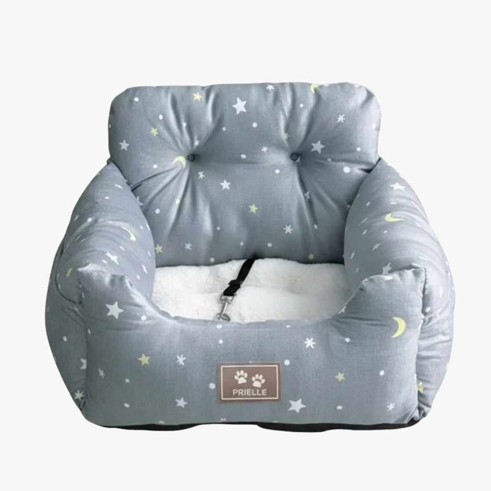 panier-fauteuil-pour-chien-gris-clair