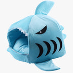 panier-igloo-pour-chien-requin-bleu-cote