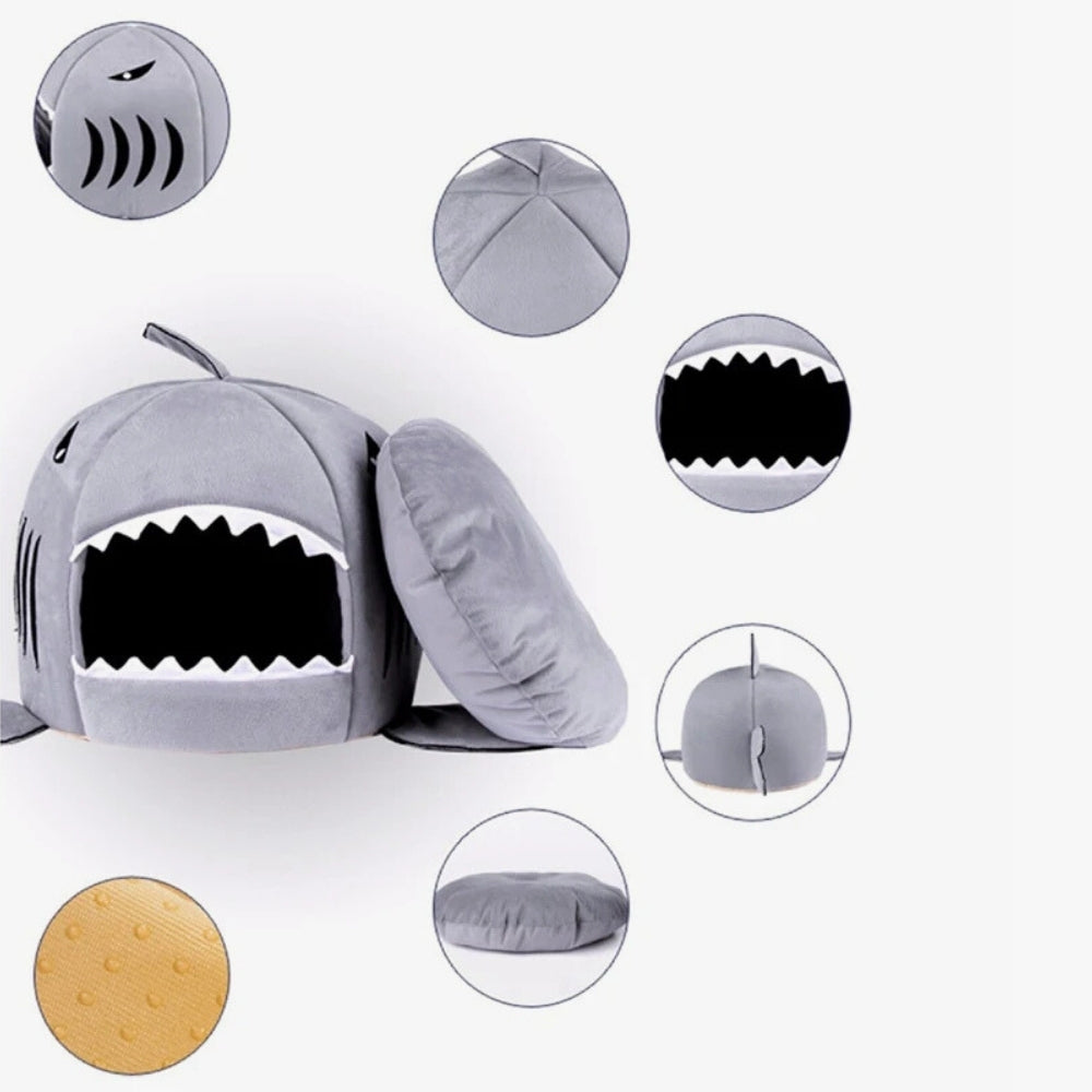 panier-igloo-pour-chien-requin-features