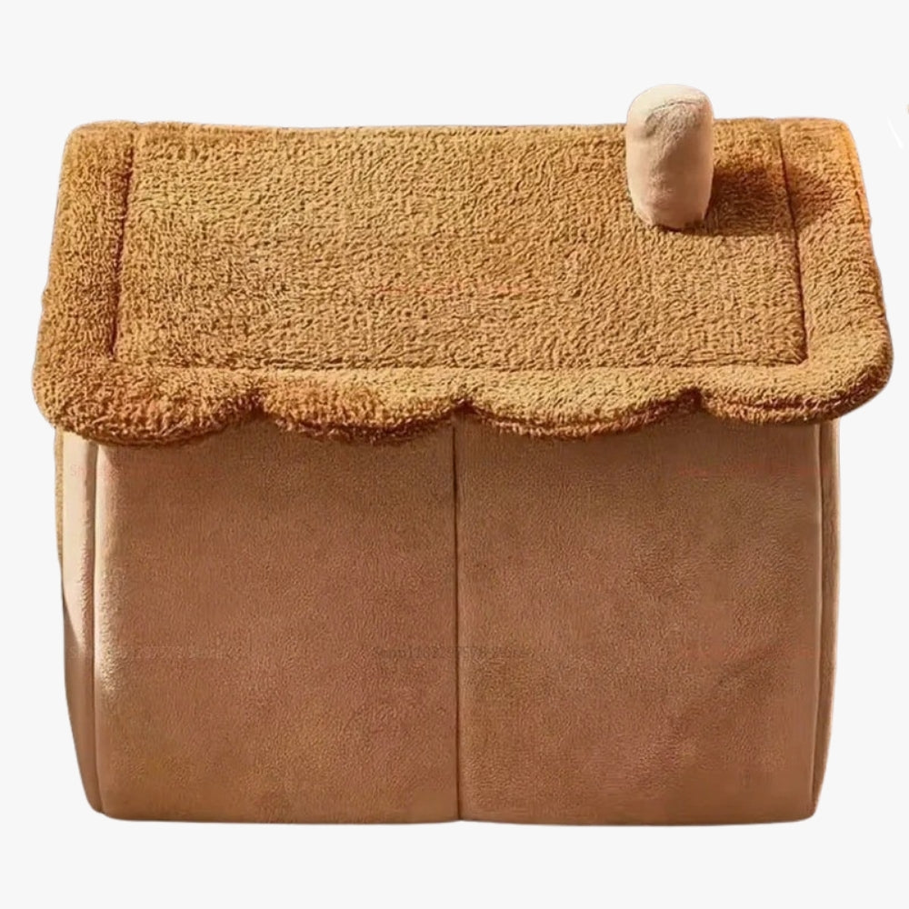 panier-niche-pour-chien-marron-cote