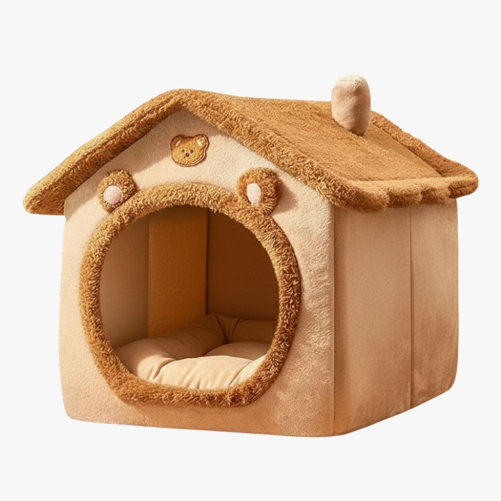 panier-niche-pour-chien-marron-interieur