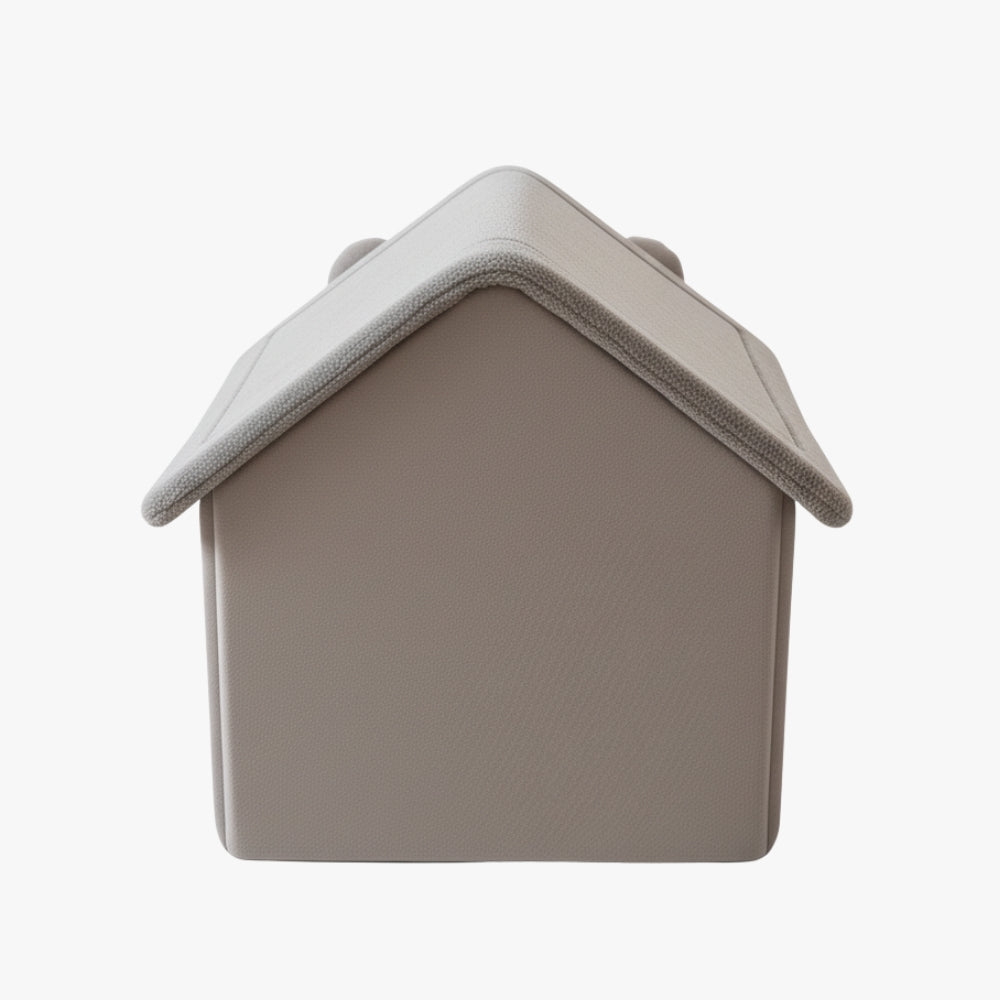 panier-niche-pour-petit-chien-gris-dos