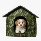 panier-niche-pour-petit-chien-impermeable-camouflage-face
