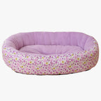 panier-pour-chien-a-fleurs-violet-vert