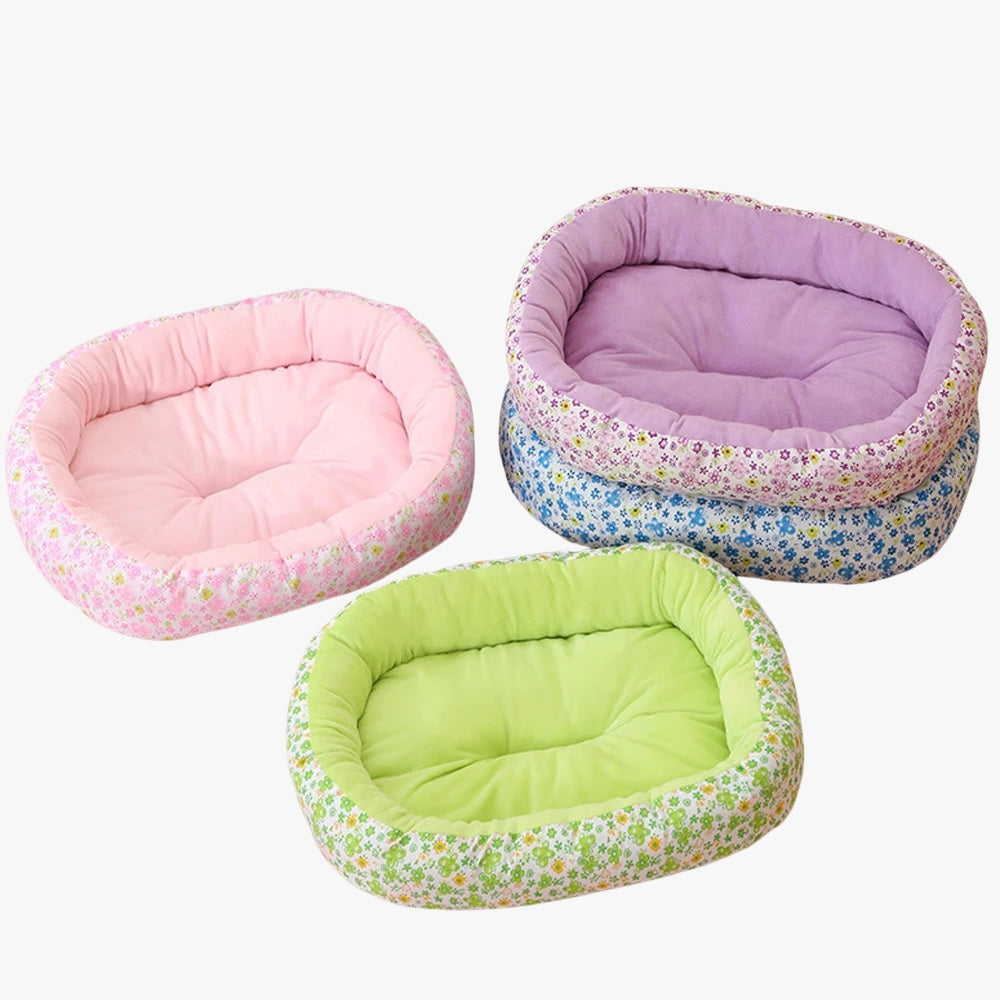 panier-pour-chien-a-fleurs